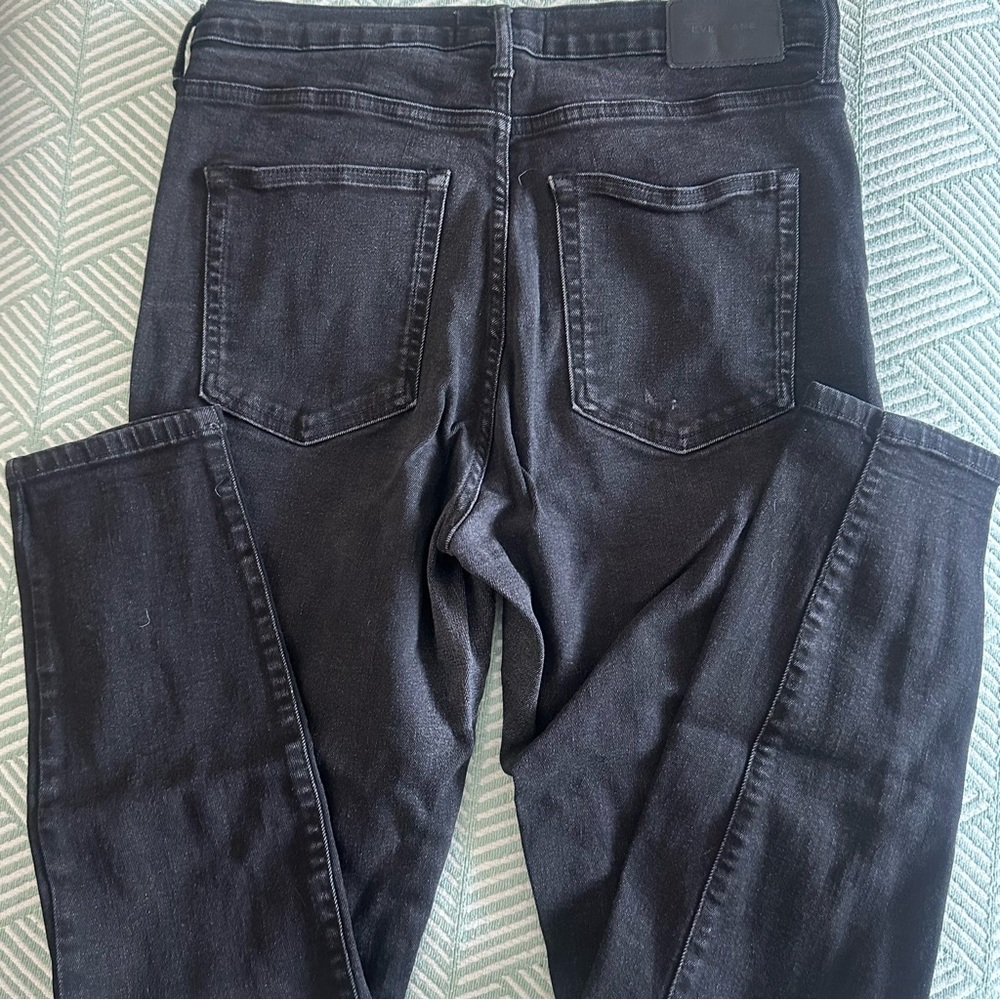 Everlane Black High Rise Skinny Jeans - Picture 7 of 8